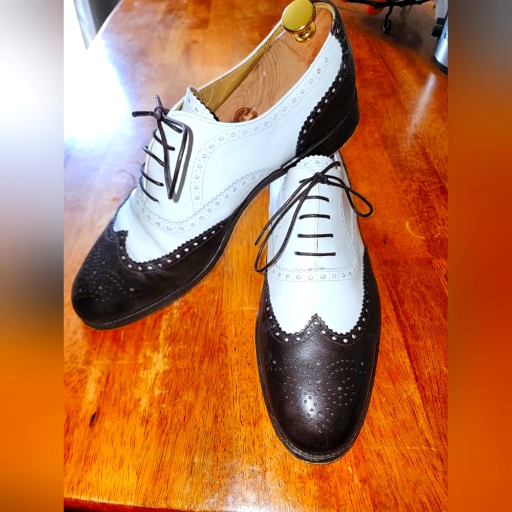 Leather Oxford Spectators by Shoepassion 2021